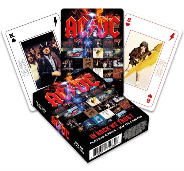 AC /DC - In Rock We Trust Playing Cards