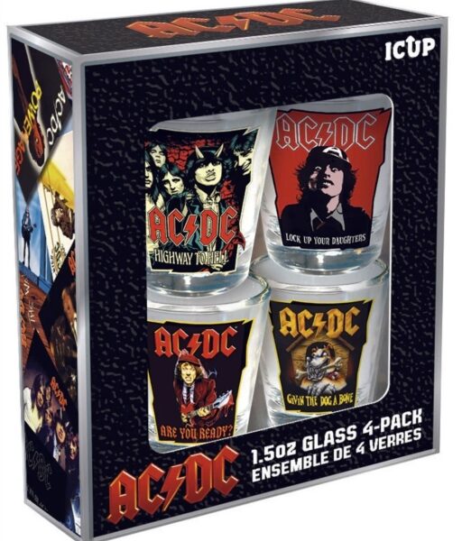 AC /DC - Shot Glasses 4 Pack (1.5Oz)