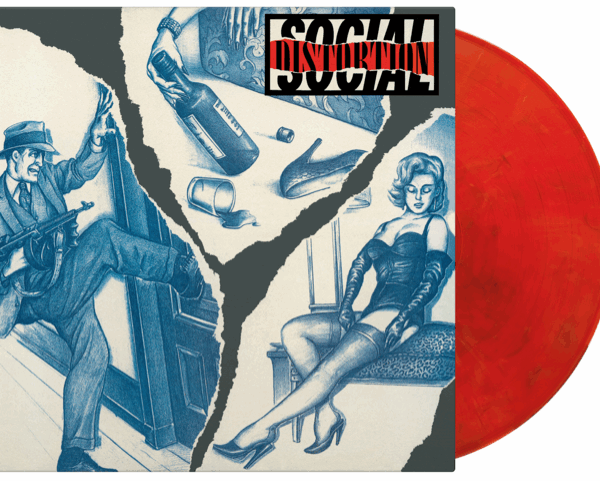 Social Distortion  - Social Distortion . Lp  Red & Black Marbled Vinyl