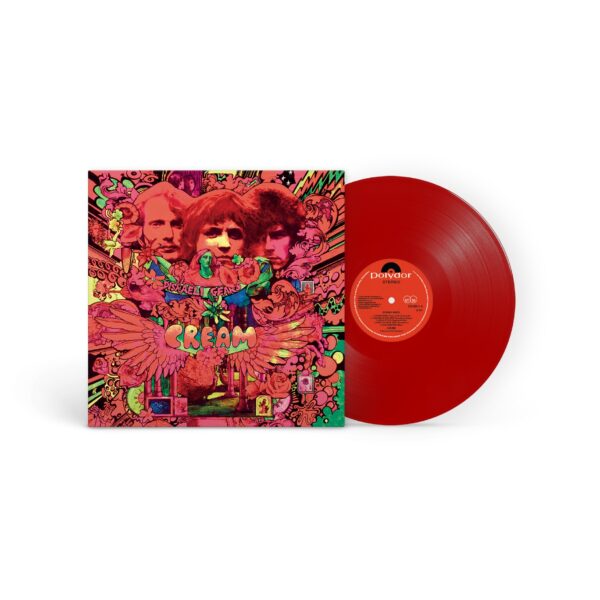 Cream - 2026 Coloured Vinyl Reissues . Disraeli Gears Lp Red Vinyl