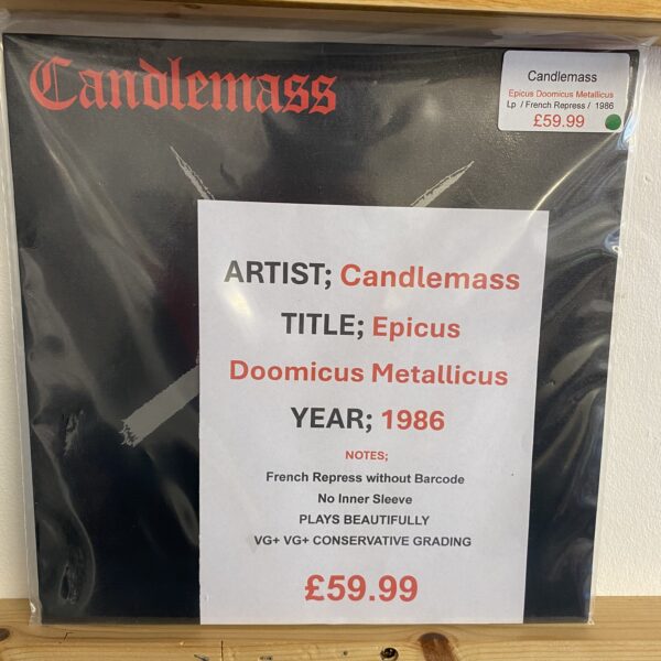 Candlemass -Epicus Doomicus Metallicus 💥SOLD 💥
