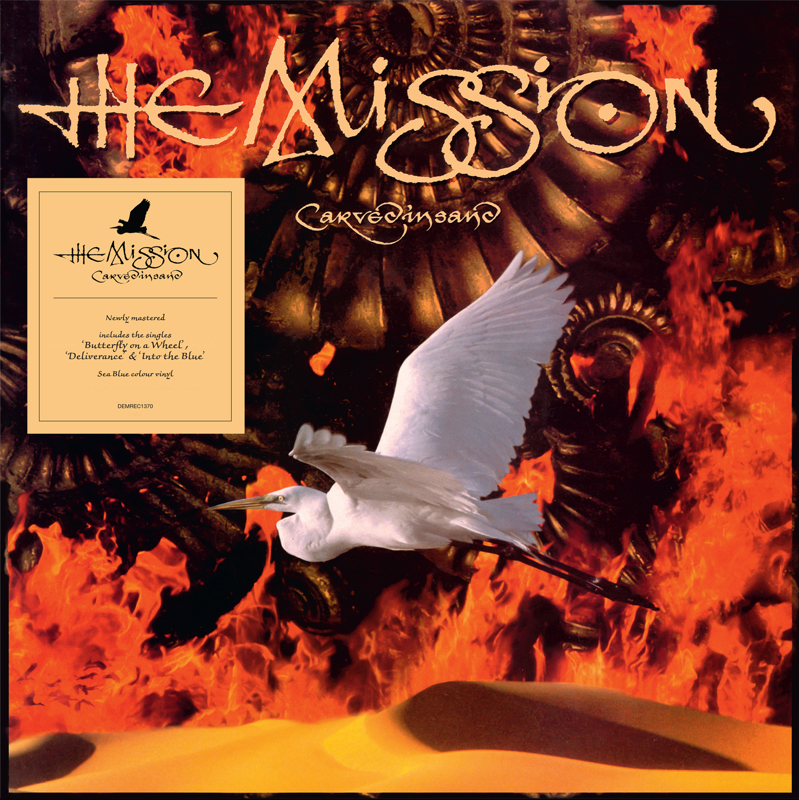 The Mission - 'Carved In Sand' . Sea Blue Vinyl