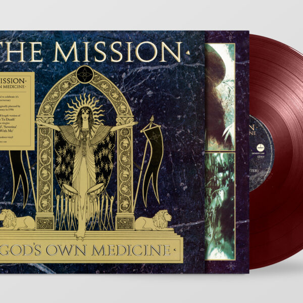 The Mission - 'God's Own Medicine' . LP Oxblood Vinyl