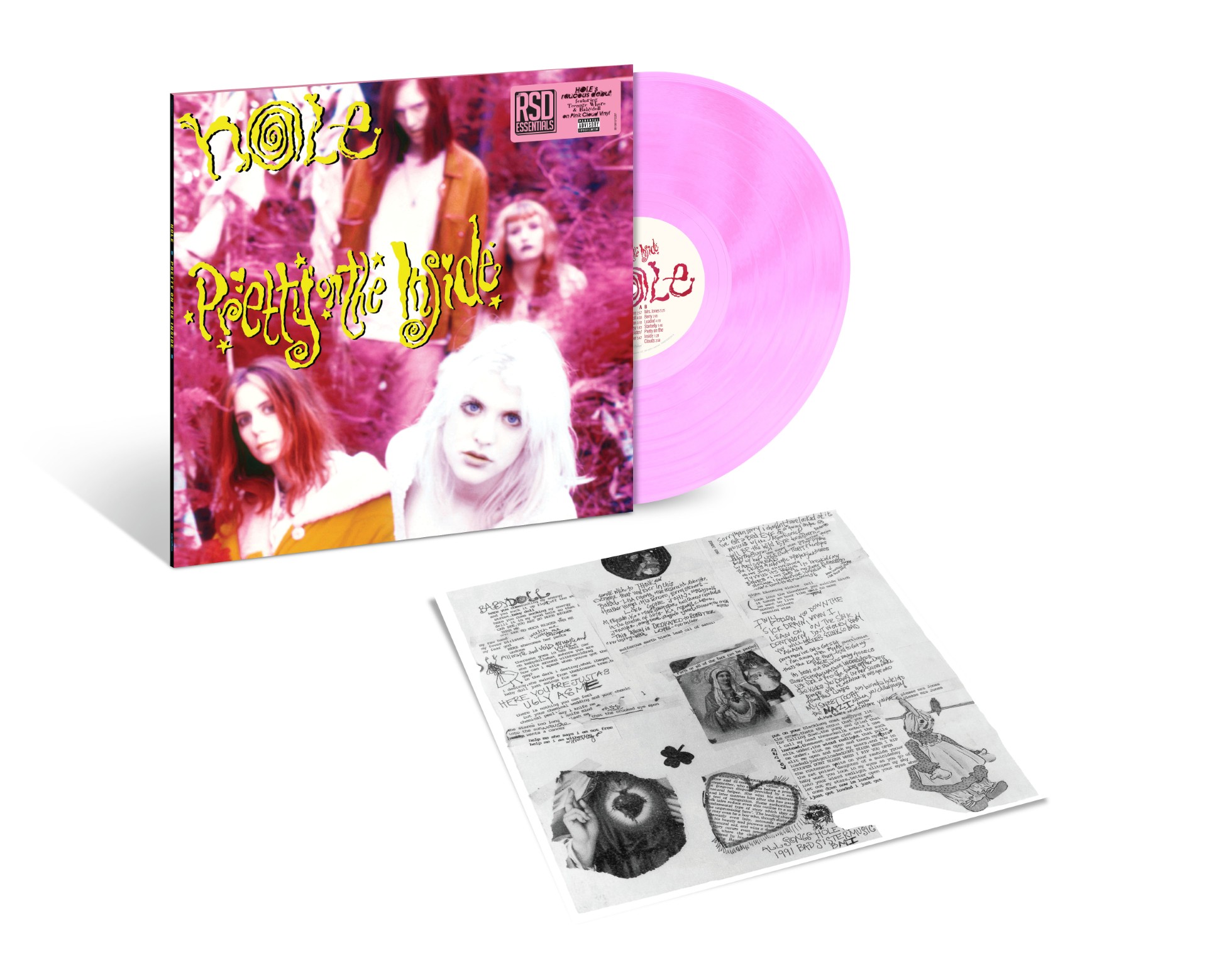 HOLE - RSD Essentials . Pretty On The Inside . (35th Anniversary) . Pink Cloud Vinyl
