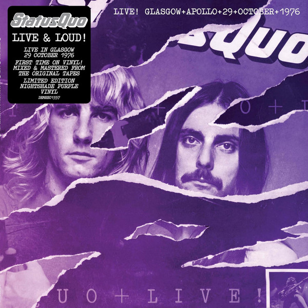 Status Quo – Live! Glasgow+Apollo+29+October+1976